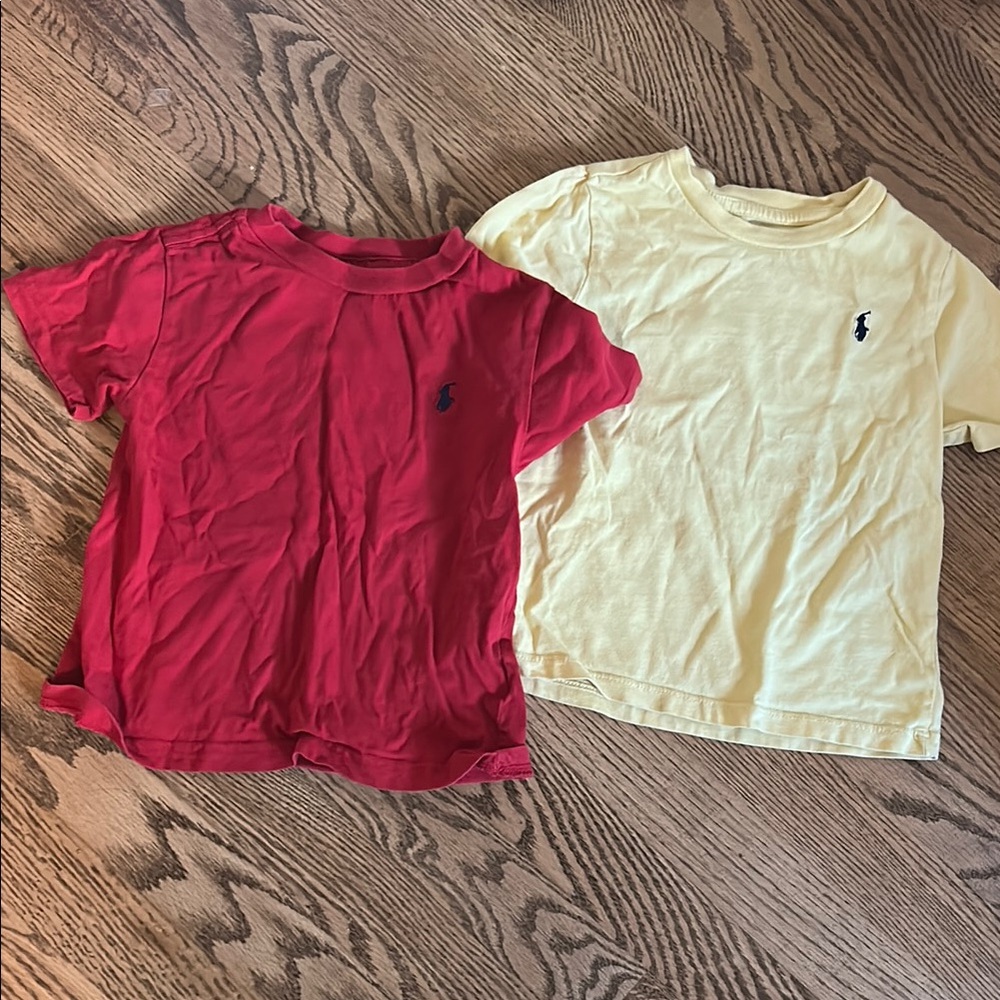 Polo by Ralph Lauren Vibrant Red and Yellow Tees